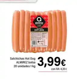 Cash Ifa ALMIREZ Salchichas Hot Dog oferta