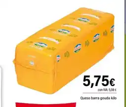 Cash Ifa Queso barra gouda kilo oferta
