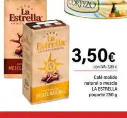 Cash Ifa LA ESTRELLA Café molido natural o mezcla oferta