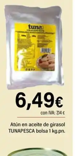 Cash Ifa TUNAPESCA Atún en aceite de girasol oferta