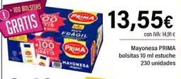 Cash Ifa PRIMA Mayonesa bolsitas estuche oferta