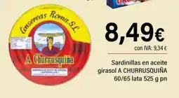 Cash Ifa A CHURRUSQUIÑA Sardinillas en aceite girasol oferta