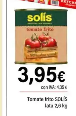 Cash Ifa SOLÍS Tomate frito oferta