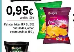 Cash Ifa IFA ELIGES Patatas fritas onduladas jamón o campesinas oferta