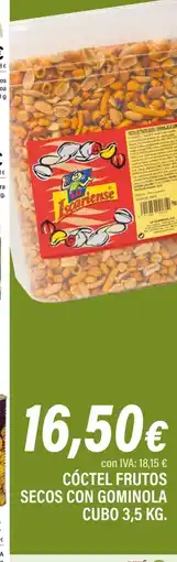 Cash Ifa Cóctel frutos secos con gominola cubo oferta