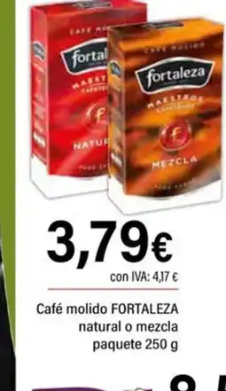 Cash Ifa FORTALEZA Café molido natural o mezcla paquete oferta