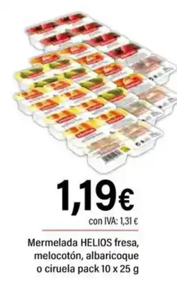 Cash Ifa HELIOS Mermelada fresa, melocotón, albaricoque o ciruela oferta