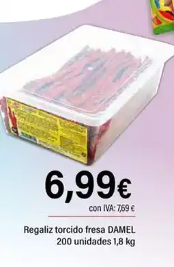 Cash Ifa DAMEL Regaliz torcido fresa oferta