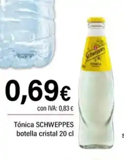Cash Ifa SCHWEPPES Tónica botella cristal oferta
