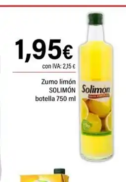 Cash Ifa SOLIMÓN Zumo limón oferta