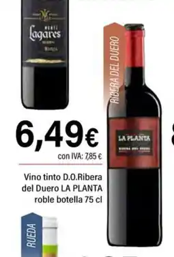 Cash Ifa LA PLANTA Vino tinto D.O.Ribera del Duero roble botella oferta