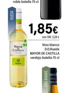 Cash Ifa MAYOR DE CASTILLA Vino tinto D.O.Ribera verdejo oferta