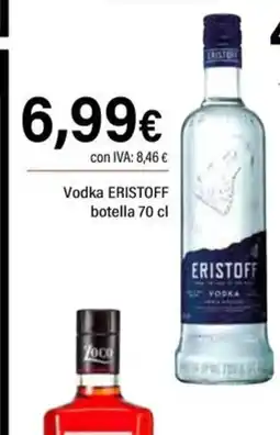 Cash Ifa ERISTOFF Vodka botella oferta