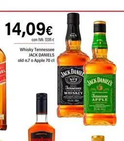 Cash Ifa JACK DANIELSWhisky Tennessee old n.7 o Apple oferta