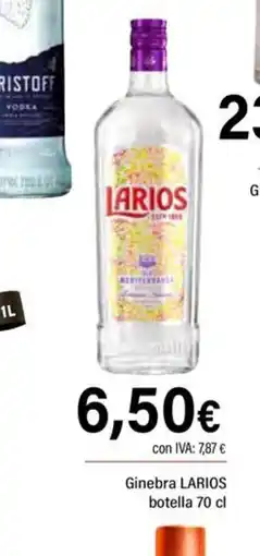 Cash Ifa G'VINE Ginebra Francia botella oferta