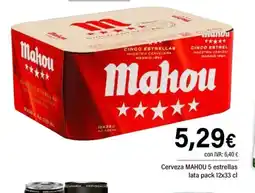 Cash Ifa MAHOU 5 ESTRELLAS Cerveza oferta
