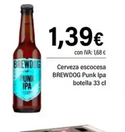 Cash Ifa BREWDOG Cerveza escocesa Punk Ipa botella oferta