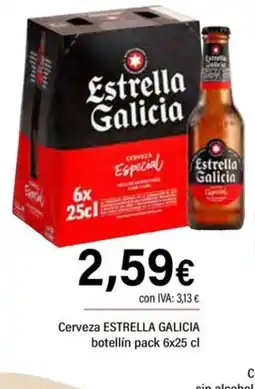 Cash Ifa ESTRELLA GALICIA Cerveza botellín oferta