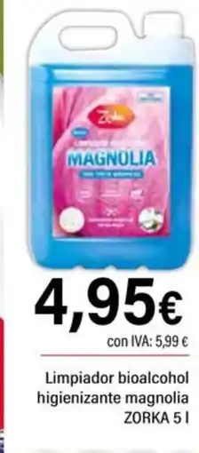 Cash Ifa ZORKA Limpiador bioalcohol higienizante magnolia oferta