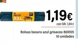 Cash Ifa Bolsas basura azul grisaceo oferta