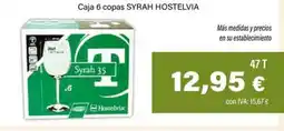 Cash Ifa SYRAH HOSTELVIA Caja 6 copas oferta