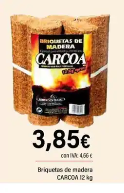 Cash Ifa CARCOA Briquetas de madera oferta