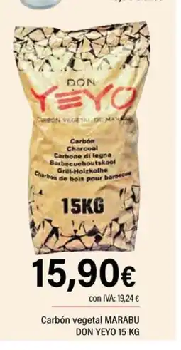 Cash Ifa MARABU DON YEYO Carbón vegetal oferta
