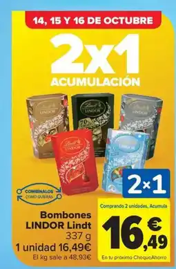 Carrefour Market LINDOR Bombones Lindt oferta