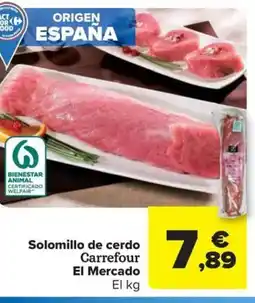 Carrefour Market Solomillo de cerdo oferta