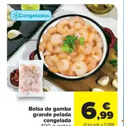 Carrefour Market Bolsa de gamba grande pelada congelada oferta