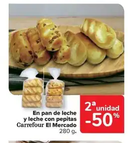 Carrefour Market En pan de leche y leche con pepitas oferta