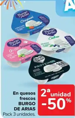 Carrefour Market BURGO DE ARIAS En quesos frescos oferta