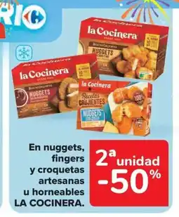 Carrefour Market LA COCINERA En nuggets, fingers y croquetas artesanas u horneables oferta