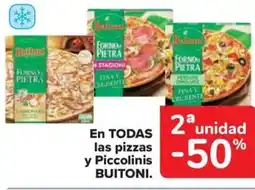Carrefour Market BUITONI En todas las pizzas y piccolinis oferta