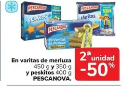 Carrefour Market PESCANOVA En varitas de merluza oferta