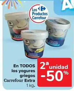 Carrefour Market En todos los yogures griegos oferta