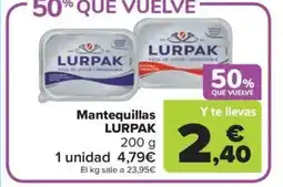 Carrefour Market LURPAK Mantequillas oferta