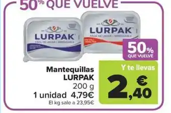 Carrefour Market LURPAK Mantequillas oferta