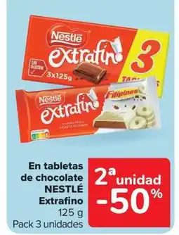 Carrefour Market NESTLÉ En tabletas de chocolate oferta
