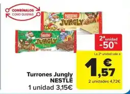 Carrefour Market NESTLÉ Turrones Jungly oferta