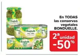 Carrefour Market BONDUELLE En todas las conservas vegetales oferta