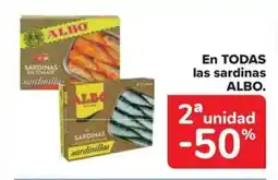 Carrefour Market ALBO En todas las sardinas oferta