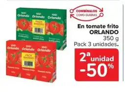 Carrefour Market ORLANDO En tomate frito oferta
