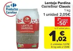 Carrefour Market Lenteja Pardina oferta