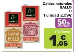Carrefour Market GALLO Caldos naturales oferta