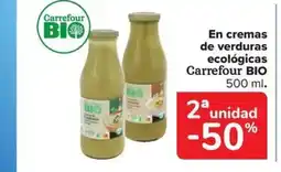 Carrefour Market En cremas de verduras ecológicas oferta