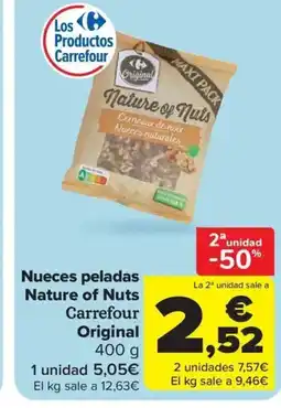 Carrefour Market Nueces peladas Nature of Nuts oferta