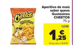 Carrefour Market CHEETOS Aperitivo de maíz sabor queso Gustosines oferta