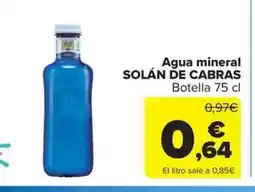 Carrefour Market SOLÁN DE CABRAS Agua mineral oferta