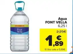 Carrefour Market FONT VELLA Agua oferta